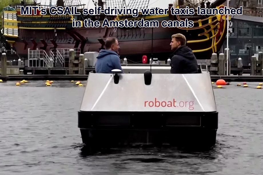 MIT's CSAIL Self-Driving Water Taxis Launched in the Amsterdam Canals