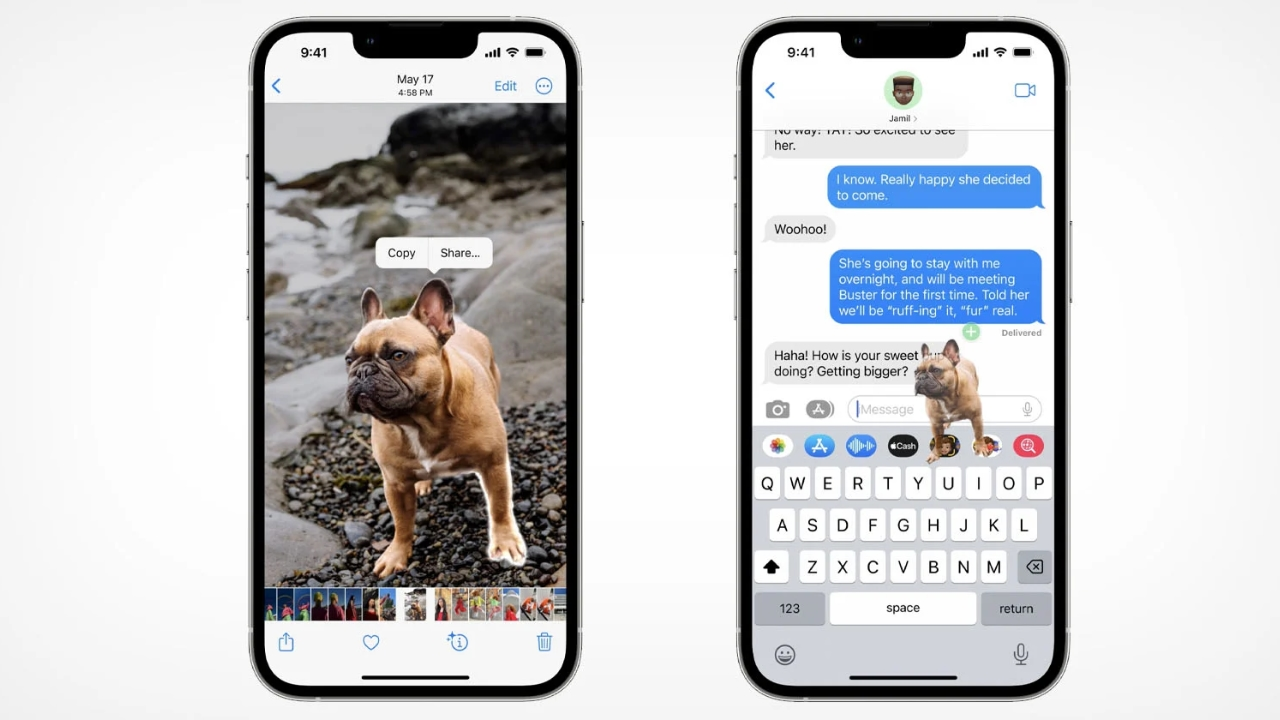 Apple's image cutout feature in iOS 16 is the most fun thing to come out of WWDC 2022